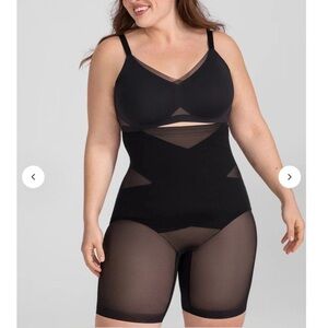 NWOT HoneyLove The Super Power Sculpt-wear Shorts Spandex Womens Plus Size